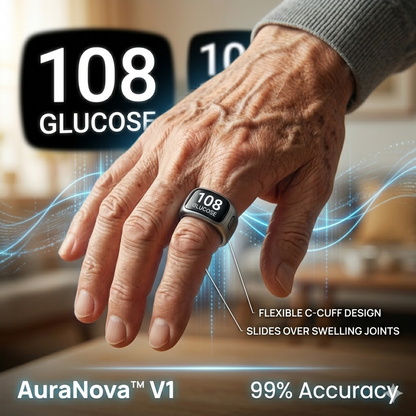 🎉 70% OFF Launch Offer🔥AuraNova™ G1 Non-Invasive Smart Ring