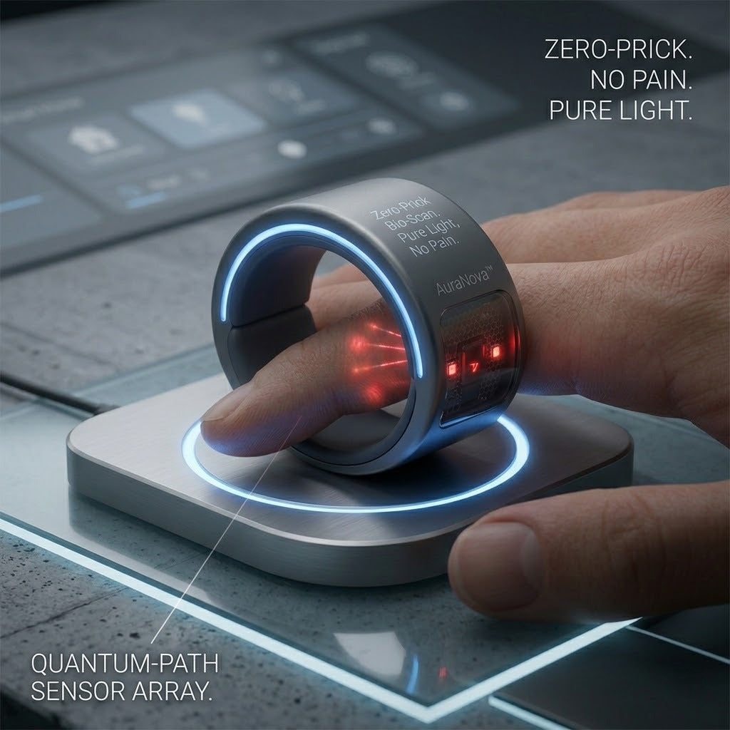 🎉 70% OFF Launch Offer🔥AuraNova™ G1 Non-Invasive Smart Ring