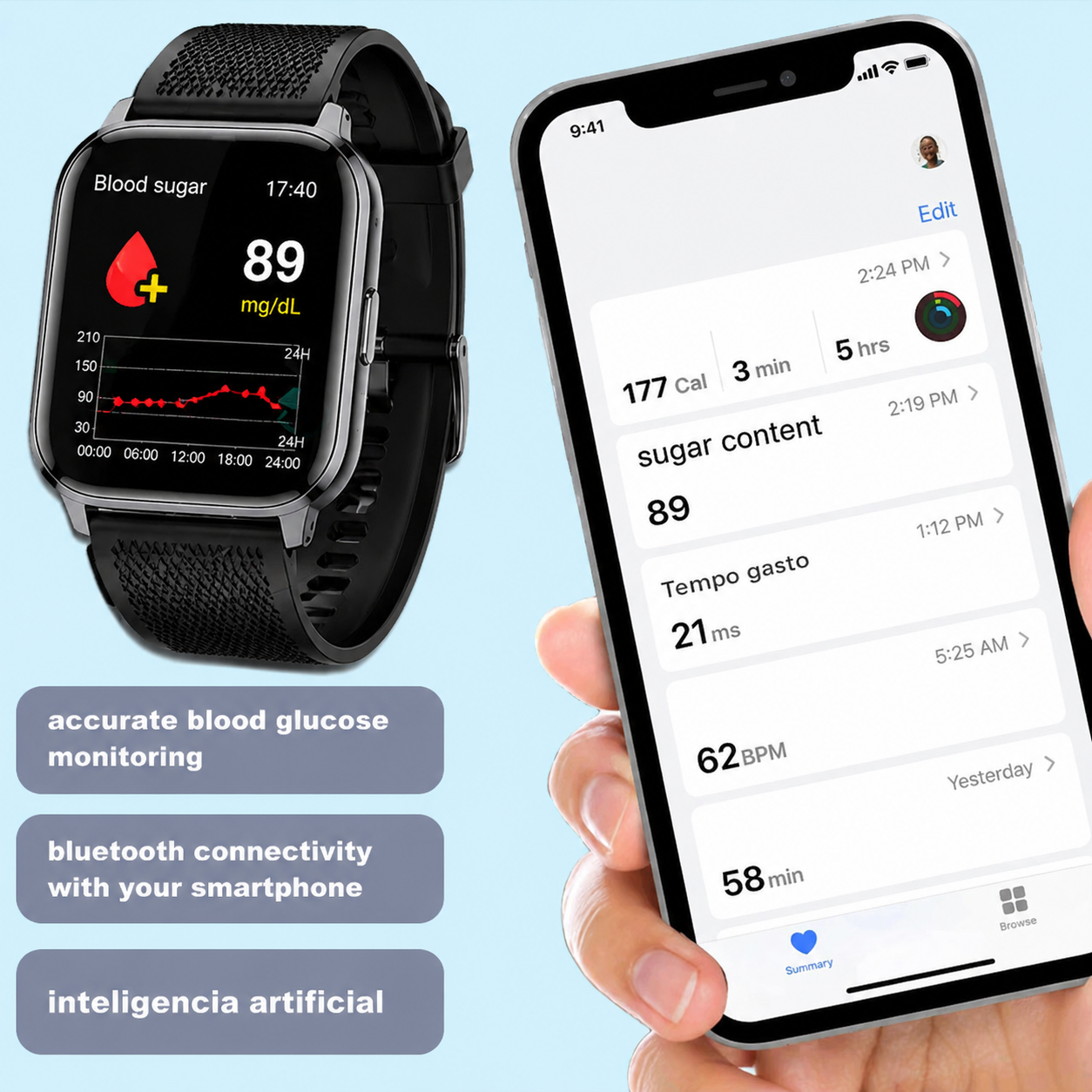🔥Final 2 Hours – Limited Stock Left🏆GluCent™ Non-Invasive Smart Blood Sugar Tracking Device 99.9% Accuracy (Mayo Clinic Recommended)