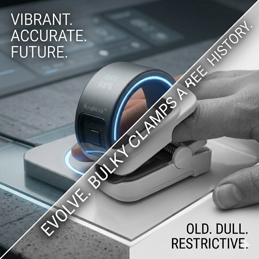 🎉 70% OFF Launch Offer🔥AuraNova™ G1 Non-Invasive Smart Ring