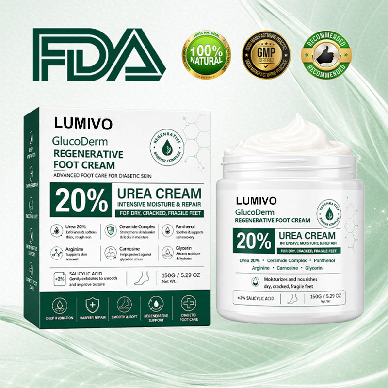LUMIVO® GlucoDerm Regenerative Foot Cream