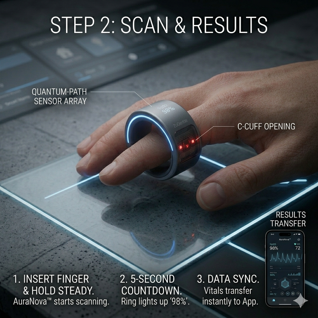 🎉 70% OFF Launch Offer🔥AuraNova™ G1 Non-Invasive Smart Ring