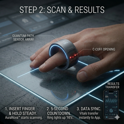 🎉 70% OFF Launch Offer🔥AuraNova™ G1 Non-Invasive Smart Ring