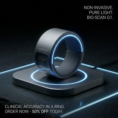 🎉 70% OFF Launch Offer🔥AuraNova™ G1 Non-Invasive Smart Ring