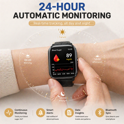 🔥Final 2 Hours – Limited Stock Left🏆GluCent™ Non-Invasive Smart Blood Sugar Tracking Device 99.9% Accuracy (Mayo Clinic Recommended)