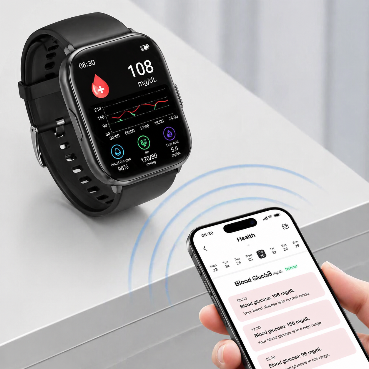 🔥Final 2 Hours – Limited Stock Left🏆GluCent™ Non-Invasive Smart Blood Sugar Tracking Device 99.9% Accuracy (Mayo Clinic Recommended)